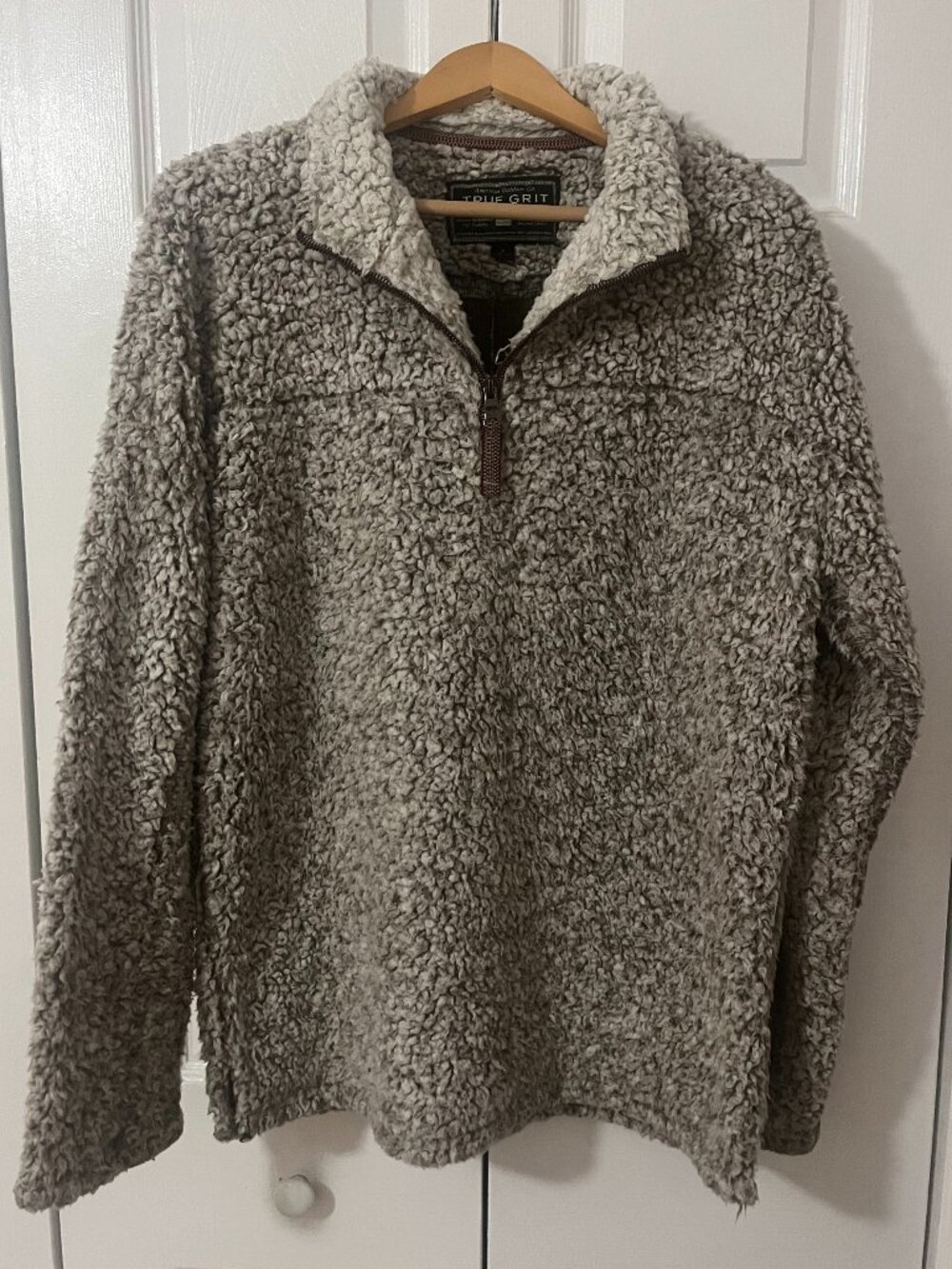 True Grit Frosty Tipped Quarter-Zip Pullover